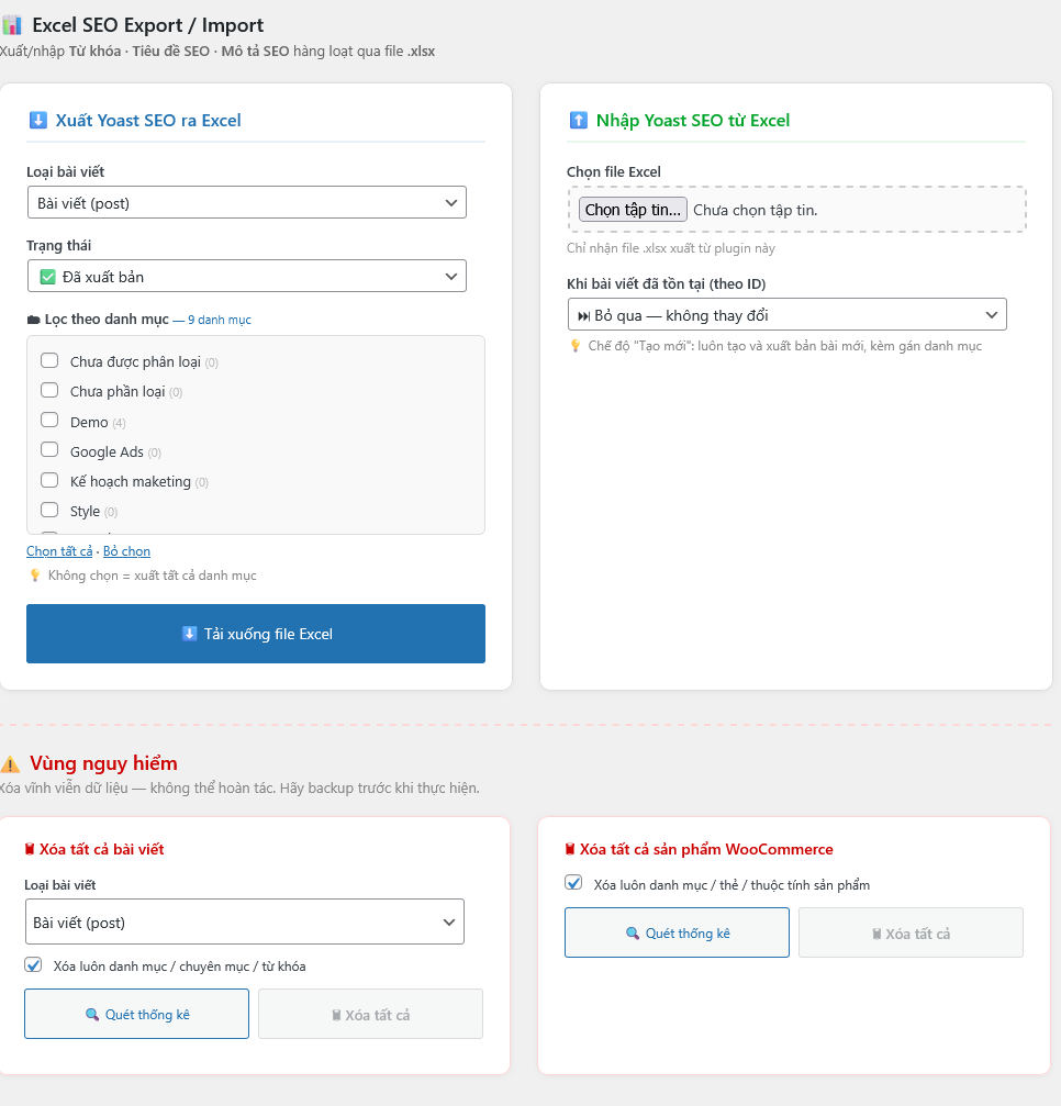 Xuất Nhập Bài Viết và Sản Phẩm WordPress – WooCommerce - Ảnh 2